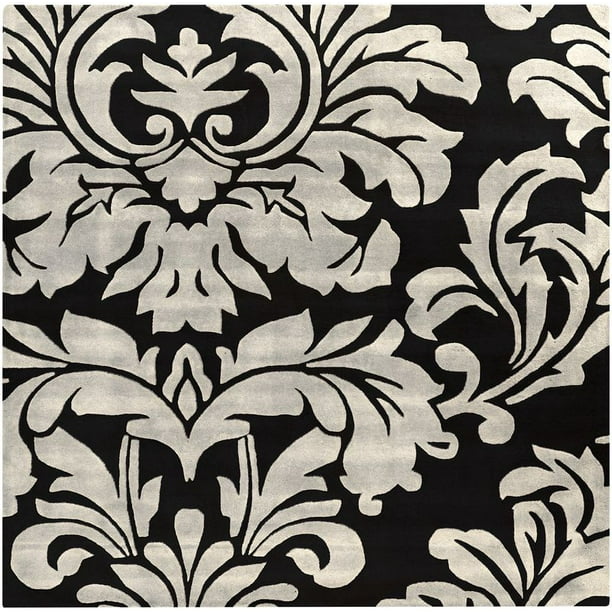 Surya Athena 8' x 11' Hand Tufted Wool Rug in Black Surya Athena 8' x 11' Hand Tufted Wool Rug in Black